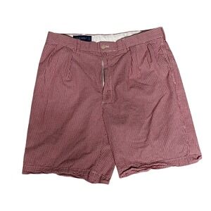 Polo Golf Ralph Lauren Red Gingham Shorts 100% Cotton Preppy 36